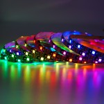 ZC2815W-5050RGB-30灯每米-黑板板宽10mm-DC12V-IP65-主图7